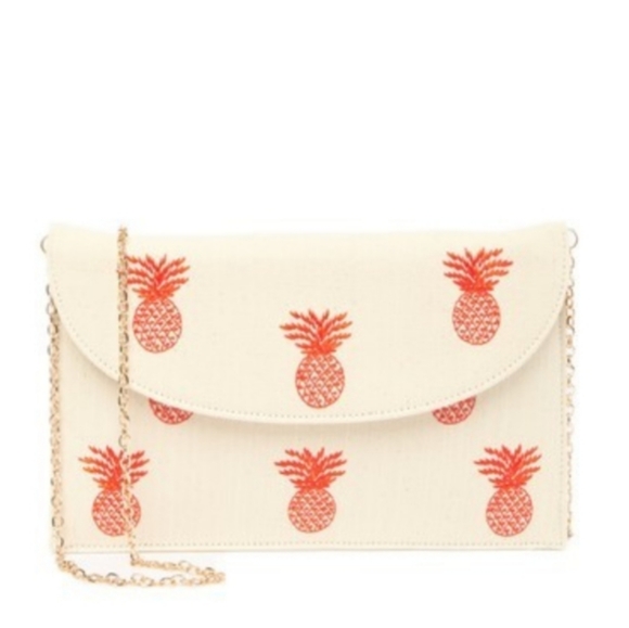 Urban Expressions Handbags - Urban Expressions Pineapple Clutch NWT